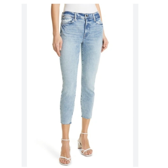 Frame | Le High Skinny Crop in Lombrad Wash - Picture 2 of 7